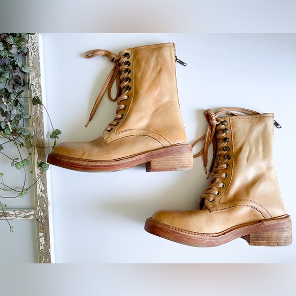 NEW Free People Santa Fe Lace Up Boots - Picture 3 of 14